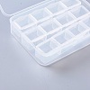 Plastic Bead Containers CON-L009-08-5