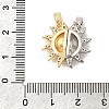 Valentine's Day Brass Micro Pave Cubic Zirconia Split Pendants KK-H251-01A-GP-3