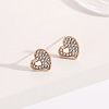 Alloy Crystal Rhinestone Pendant Necklace & Stud Earring & Ring & Cuff Bangle Sets FS-WG56C82-02-3