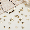 880Pcs Antique Golden Plated Large Hole Acrylic Letter European Beads PACR-PA0001-22-4