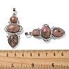 Natural Rhodonite Pendants G-Q158-04B-3