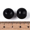Spray Painted Round Natural Schima Wood Beads WOOD-A018-14mm-03-3