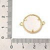 Rack Plating Brass Micro Pave Clear Cubic Zirconia Spanish Faith Cross Connector Charms X-KK-L220-003G-03-3