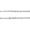 Tarnish Resistant 304 Stainless Steel Cable Chains CHS-S006-JA607-2-3