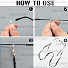 1Pc Polymer Clay with Alloy and Crystal Neck Strap for Eyeglasses AJEW-CN0005-04A-6
