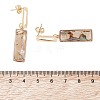 Shell Dangle Stud Earrings EJEW-JE06948-4