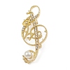 Alloy Rhinestone Brooch for Clothes Backpack JEWB-Q030-27G-1