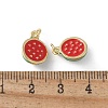 Brass Enamel Charms KK-D336-06G-01-3