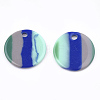 Resin Pendants X-RESI-T022-09D-2