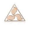 Light Gold Plated Iron Enamel Pendants IFIN-J087-04KCG-2