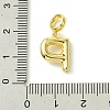 Rack Plating Brass with ABS Plastic Pearl European Dangle Charms KK-G501-02P-G-3