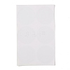 Flat Round Blank Wipe-off Die Reusable Waterproof PVC Adhesive Sticker DIY-I073-01-2