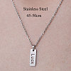201 Stainless Steel Word Luck Pendant Necklace NJEW-OY001-08-3
