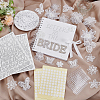 DIY Wedding Bride Paper Photo Albums Kits AJEW-FG0008-67-4