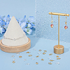 40Pcs 4 Styles Brass Connector Charms KK-FI0001-09-6