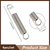 4Pcs Steel Replaceable Pruner Springs for Pruning Tools Reusable Pruning Shears Springs KK-FH0008-11-2
