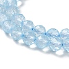 Natural Topaz Crystal Beads Strands G-P514-A02-04-3