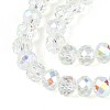 Transparent Glass Beads Strands X-EGLA-N016-6mm-06-3