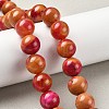 Natural Multi-Color Agate Beads Strands G-A261-B12-14mm-1