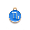 Alloy Enamel Pendants LS-ENAM-S124-01B-02L-2