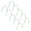 PVD Vacuum Plating 304 Stainless Steel Earring Hooks STAS-UN0018-15M-1