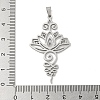 304 Stainless Steel Pendants X-STAS-M067-01P-3
