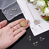 Plastic Clip-on Earring Findings STAS-UN0001-21-3