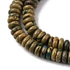 Natural Verdite Stone Beads Strands G-L624-H08-6x2mm-4