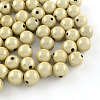 Spray Painted Acrylic Beads MACR-Q154-14mm-N02-1