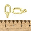 Brass Spring Gate Rings KK-B089-17G-3