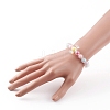 Transparent Acrylic Beads Stretch Bracelets for Kids BJEW-JB05862-6