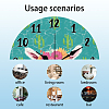 MDF Printed Wall Clock HJEW-WH0058-006-3