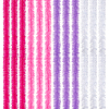 12Pcs 4 Colors Polyester Turkey Feather Strips DIY-MA0007-23-1