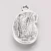 Tibetan Style Alloy Pendant Enamel Settings TIBE-T011-133AS-LF-2