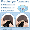 8Pcs 2 Styles  Polyester & Cotton Adjustable Hat Sweatband DIY-BC0013-50B-4