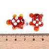 Handmade Lampwork Bumpy Beads Strands LAMP-T021-25H-4