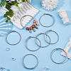 24Pcs 304 Stainless Steel Twisted Rope Shape Bangles for Women BJEW-HS0001-02-5