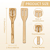 6Pcs Bamboo Spoons & Knifes & Forks AJEW-WH0411-023-3