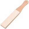 Beech Wood Leather Sharpening Board AJEW-WH20006-374-1