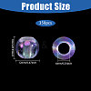 350Pcs Acrylic European Large Hole Beads MACR-CA0001-44-2