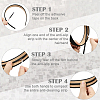 10Pcs Resin Firm Headband Non-slip Strip FIND-SP0020-62-4