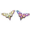 Rainbow Color Alloy Normal Links Connectors PALLOY-N156-185-NR-3