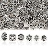 180Pcs 6 Styles Alloy Beads FIND-YW0010-61-1