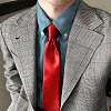 Polyester Ties for Men AJEW-WH20006-250B-10-5