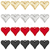 SUPERFINDINGS 32Pcs 4 Colors Alloy Charms FIND-FH0008-24-1