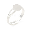 Adjustable Brass Pad Ring Setting KK-K414-05B-S-1
