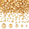 300Pcs 5 Style Brass Beads KK-PH0005-64-1