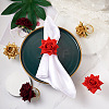 Elecrelive 6Pcs 3 Style Alloy Rope Napkin Rings AJEW-EL0001-01-6