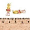 Brass Micro Pave Cubic Zirconia Pendants KK-H259-12B-G01-3