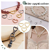 6Pcs 3 Styles Rack Plating Brass Spring Gate Rings KK-PH0013-94-5